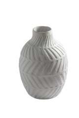 G1FY VASE WHITE ECOMIX KONGO DIA40X60 8KG 330EURO 